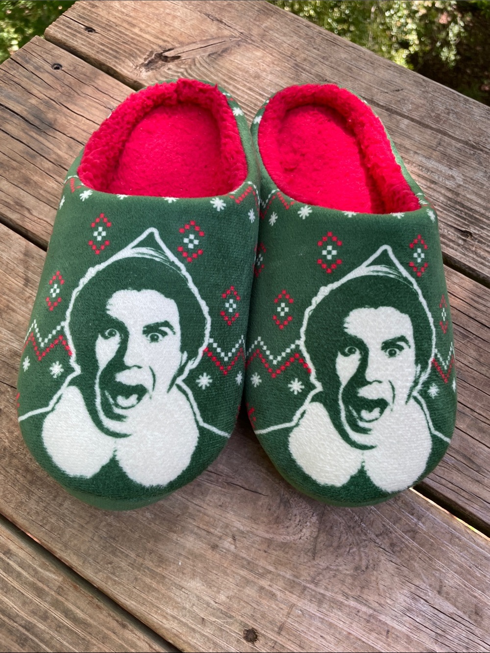 ELF MOVIE BUDDY UNISEX SLIPPERS sz L/9